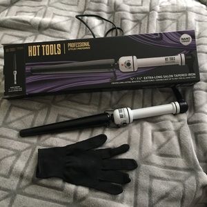 Hot Tools 3/4” - 1 1/4” tapered curling iron